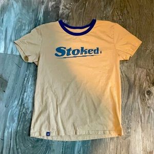 Beige Dutch Bros. STOKED TeeShirt
